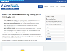 Tablet Screenshot of aonenetworks.com